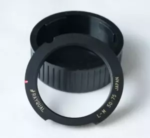 Rayqual M to L ring (L39 screw mount Lens to Leica M-Mount) 50-75mm - Picture 1 of 2