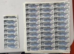 510 Lot Bond Coupons New York Central $1000 Bond Railroad Railway Blue - Picture 1 of 2