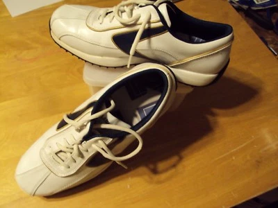 Callaway Gen X Series Leather Mens Golf Shoes Size 10 US. Waterproof White Blue - Image 1 of 4