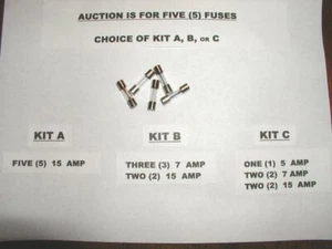 Honda nos spare fuse kit CB550K CB350 CB 400F 350F  200T 1969-1978 - Picture 1 of 1