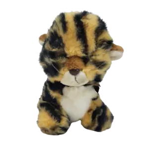 9" VINTAGE 1982 GUND BABY ORANGE BLACK STRIPED TIGER STUFFED ANIMAL PLUSH TOY - Picture 1 of 8