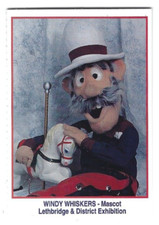 1995-96 Lethbridge Hurricanes (WHL) Windy Whiskers (mascot)