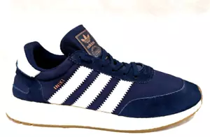 Scarpe sneakers Adidas uomo 11,5/46 INIKI BOOST scamosciate blu navy con gomma BB2092 VEUC * - Foto 1 di 11