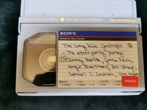 The Long Kiss Goodnight 1996 Betacam SP After Party Footage Untested - Picture 1 of 3