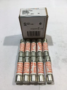 OTM3 FERRAZ SHAWMUT MERSEN OTM3 OTM 3A 250V Einmalsicherung JPSF546 1/5/10er Pack - Bild 1 von 4
