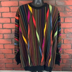 Vintage Tundra 3D Knit Sweater XXL Men's Rare - Picture 1 of 8