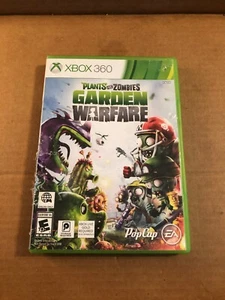 MICROSOFT XBOX 360- PLANTS VS. ZOMBIES GARDEN WARFARE- NO MANUEL- BOX DAMANGED - Picture 1 of 6