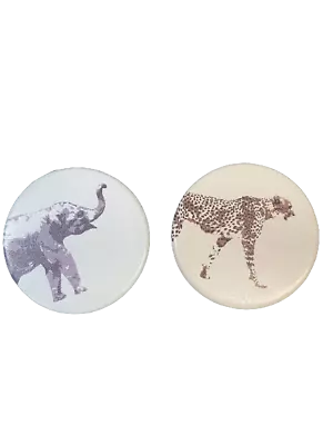 Jungle Animals Compact Mirror Portable Ladies Handbag Folding Safari Adults   - Image 1 of 4