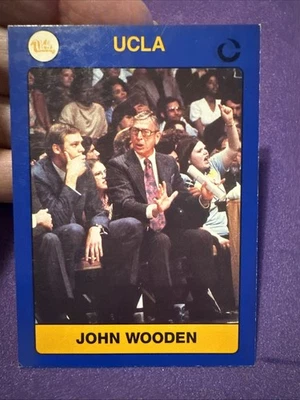 John Wooden UCLA Bruins 1991 Card #130 HOF 9I - Image 1 of 2