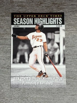 Alex Ochoa 1995 Upper Deck Minor League #102  *016* - Image 1 of 2