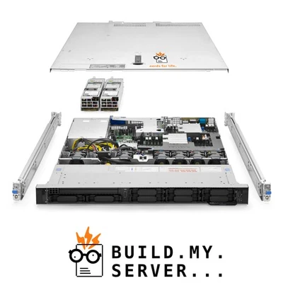 Dell PowerEdge R440 Server 2x Gold 5118 2.30Ghz 24-Core 128GB RAM 8x 2TB Rails - Image 1 of 4