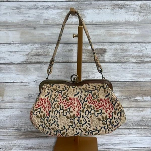 VTG Purse Handbag Fabric Upholstered Framed Floral Whimsical Retro Classy MCM - Picture 1 of 15