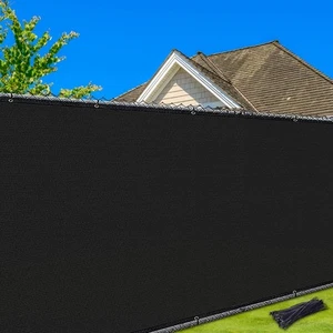 Privacy Fence – 4' x 50' Heavy Duty Privacy Screen with Bindings & Brass Grom... - Picture 1 of 7
