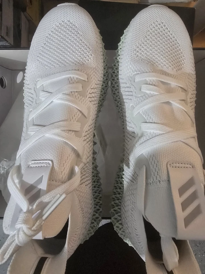 Adidas alphaedge 4D CG5526 белый серый мужской размер 10 - Изображение 1 из 4