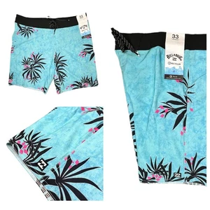 Billabong Board Shorts Men’s Size 33 Sundays Pro Surf Swim Trunks Tropical NBU - Picture 1 of 9