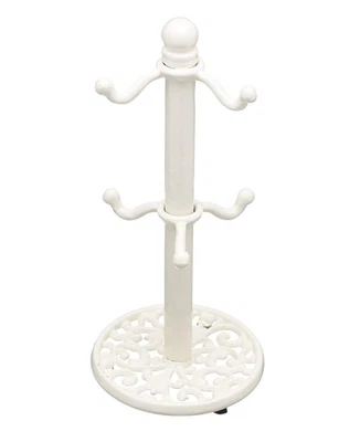 KitchenCraft Estilo Tradicional Hierro Fundido Taza Árbol Soporte, Crema, 35,5 cm, Blanco Foto 1 de 3