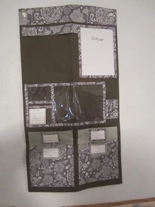 NUEVO Organizador de Pared para Colgar Treinta y Uno Almacenamiento Marrón Floral Colgante 41 x 22 - Imagen 1 de 4