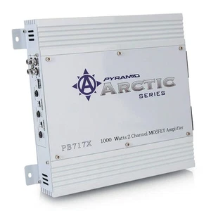 2 Kanal Autoradio Verstärker - 1000W Zweikanal überbrückbar High Power MOS... - Bild 1 von 7