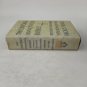 The Oxford Annotated Bible HC/DJ Revised Standard Version RSV Blue 1962 - Bild 1 von 11