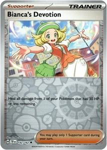 Bianca's Devotion 142/162 SV05: Temporal Forces Reverse Holo Card Pokemon TCG NM - Picture 1 of 1