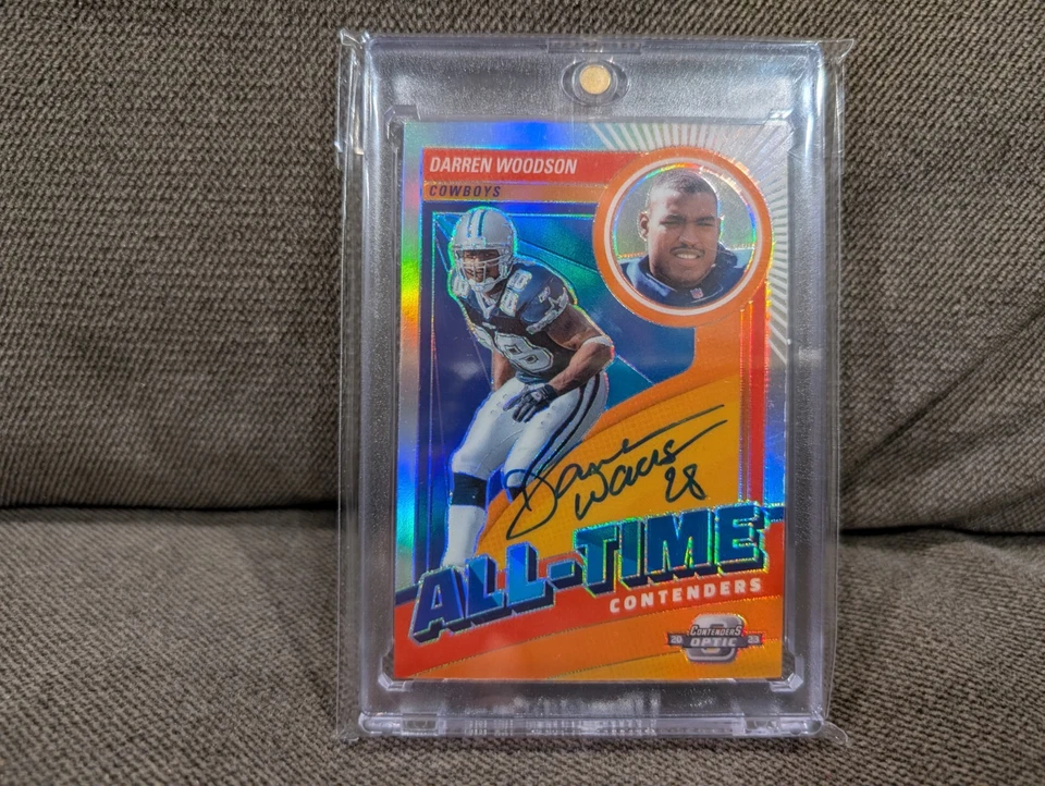 2023 OPTIC DARREN WOODSEN ALL-TIME AUTO #/75 ON CARD COWBOYS REFRACTOR PRIZM SP - Image 1 of 1