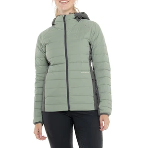ARTILECT Women's Divide Fusion Stretch Down Hooded Jacket - 700 Fill Power - Picture 1 of 2