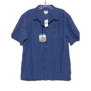 Jack O'Neill Mens Small S Shadowvale Relaxed Fit Button Down Shirt Blue NWT - Picture 1 of 12