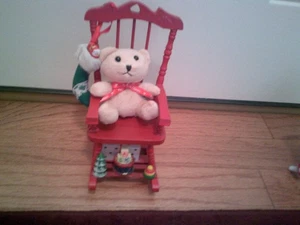 Oso de peluche mecedora musical "Te deseamos una feliz Navidad" - Imagen 1 de 3