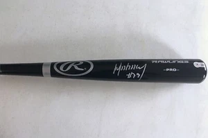 Jose Abreu Chicago White Sox Signed Autographed Black Rawlings Baseball Bat COA - Picture 1 of 3