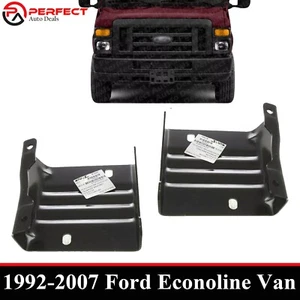 Juego de 2 soportes de parachoques delanteros lado izquierdo y derecho para furgoneta Ford Econoline 1992-2007 - Imagen 1 de 13