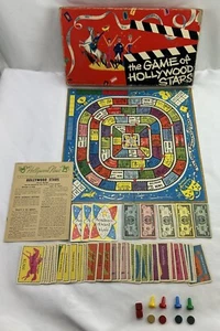 1955 The Game of Hollywood Stars by Transogram Complete in Good Cond FREE SHIP - Picture 1 of 5