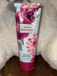 Bath and Body Works HELLO BEAUTIFUL Ulltra Shea Körpercreme Lotion 8 Oz.  - Bild 1 von 8
