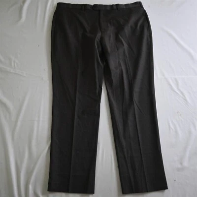 Брюки мужские Brooks Brothers 38x30 коричневые клетчатые Regent прямые штанины 100% шерсть - Изображение 1 из 4