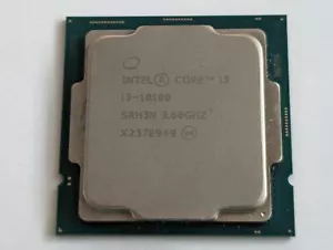 Intel SRH3N Core i3-10100 6MB 3.60GHz Socket 1200 Quad-Core CPU Processor - Picture 1 of 1