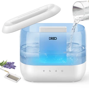 Dreo 4L Cool Mist Humidifier, Ultrasonic, Top-Fill, Quiet, Nightlight, Home/Baby - Picture 1 of 12