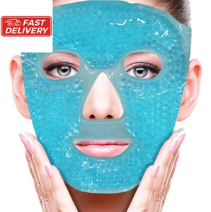 Cold Face Eye Mask Ice Pack Reduce Face Puff, Dark Circles, Gel Beads Hot Heat C - Picture 1 of 12
