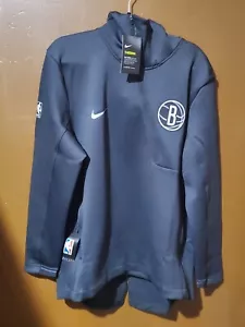 Nike Brooklyn Nets Therma 1/2 Zip Pullover Hoodie Men’s Sz XL - Picture 1 of 7