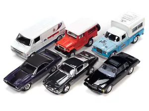 Johnny Lightning JLPC012 Pop Culture 2023 Set of 6 Cars Release 2 1/64 Diecast - Picture 1 of 1