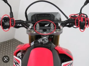 Honda CRF250L 12-18 Stainless Steel Controls Screws Bolts Handlebars Clamps - Picture 1 of 6