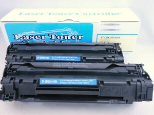 2PK CB436A 436A 36A Toner Cartridge for HP Laserjet M1522nf M1522n P1505n P1055 - Picture 1 of 3