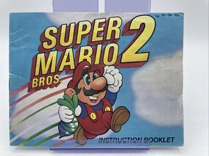 Super Mario Bros 2 II Nintendo NES Manual de instrucciones NES-MW-USA - Imagen 1 de 4