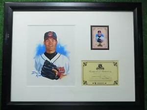 2004 DONRUSS Diamond Kings JEREMY GUTHRIE dipinto originale # 1/1 di DAVE KRAMER - Foto 1 di 4