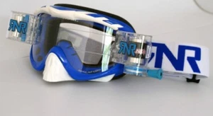 RIP N ROLL HYBRID FULLY LOADED GOGGLES MOTOCROSS MX ENDURO RnR Nobo Blue - Picture 1 of 1