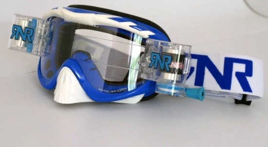 RIP 'N' ROLL RIP N ROLL HYBRID FULLY LOADED GOGGLES MOTOCROSS MX ENDURO RnR Nobo Blue