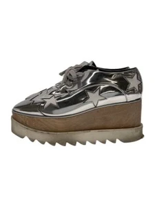 Stella McCartney Loafers 37 Silver Ellis Used - Picture 1 of 8