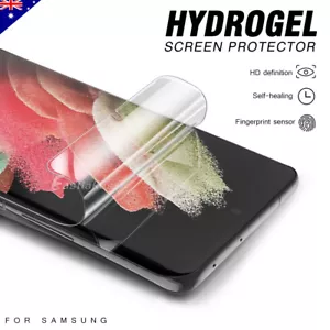 For Samsung Galaxy S25 S24 S23 S22 Plus S21 Ultra FE Hydrogel Screen Protector - Picture 1 of 28