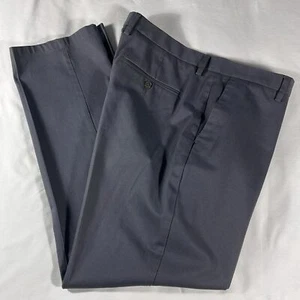 Goodthreads Hombre Gris Oscuro Básico Recto Frente Plano Chino Pantalones - Talla 38x32 - Imagen 1 de 12