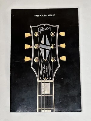 Vintage Gibson Guitar 1988 Catalogue Booklet - Great Condition! Foto 1 de 4