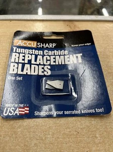 accusharp knife sharpener Tungsten carbide replacement blades one set - Picture 1 of 3