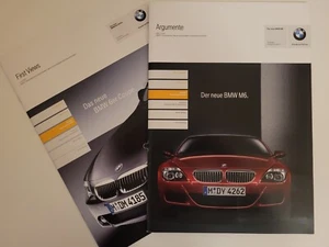 Bmw E63 Argumenter Prospekt Intern M6 E64 6er mit CDs - Bild 1 von 5